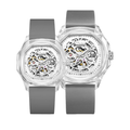 Parlent Couple Gallant Lite & Gallant Lite Femme - Jam Tangan Couple 42mm & 36mm, Automatic Movement, Waterproof 3ATM (30M), Polycarbonate