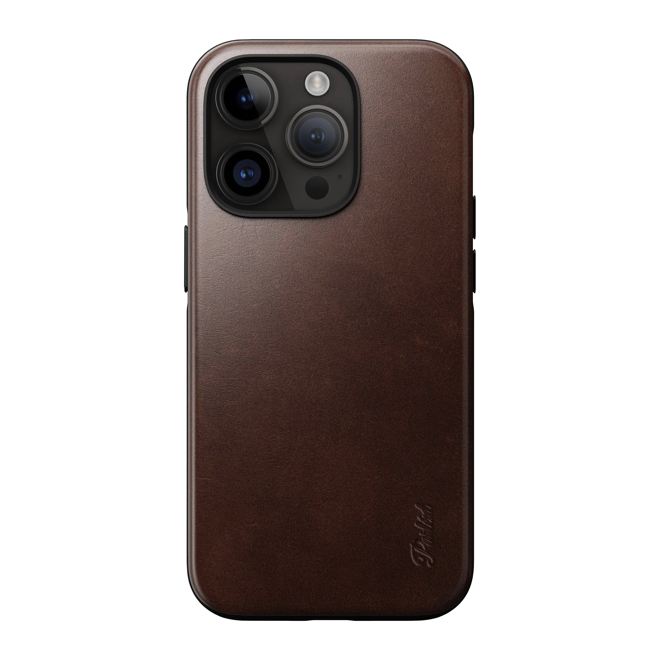 Parlent iPhone Case – Full Grain Leather Patina, MagSafe, Camera Control button