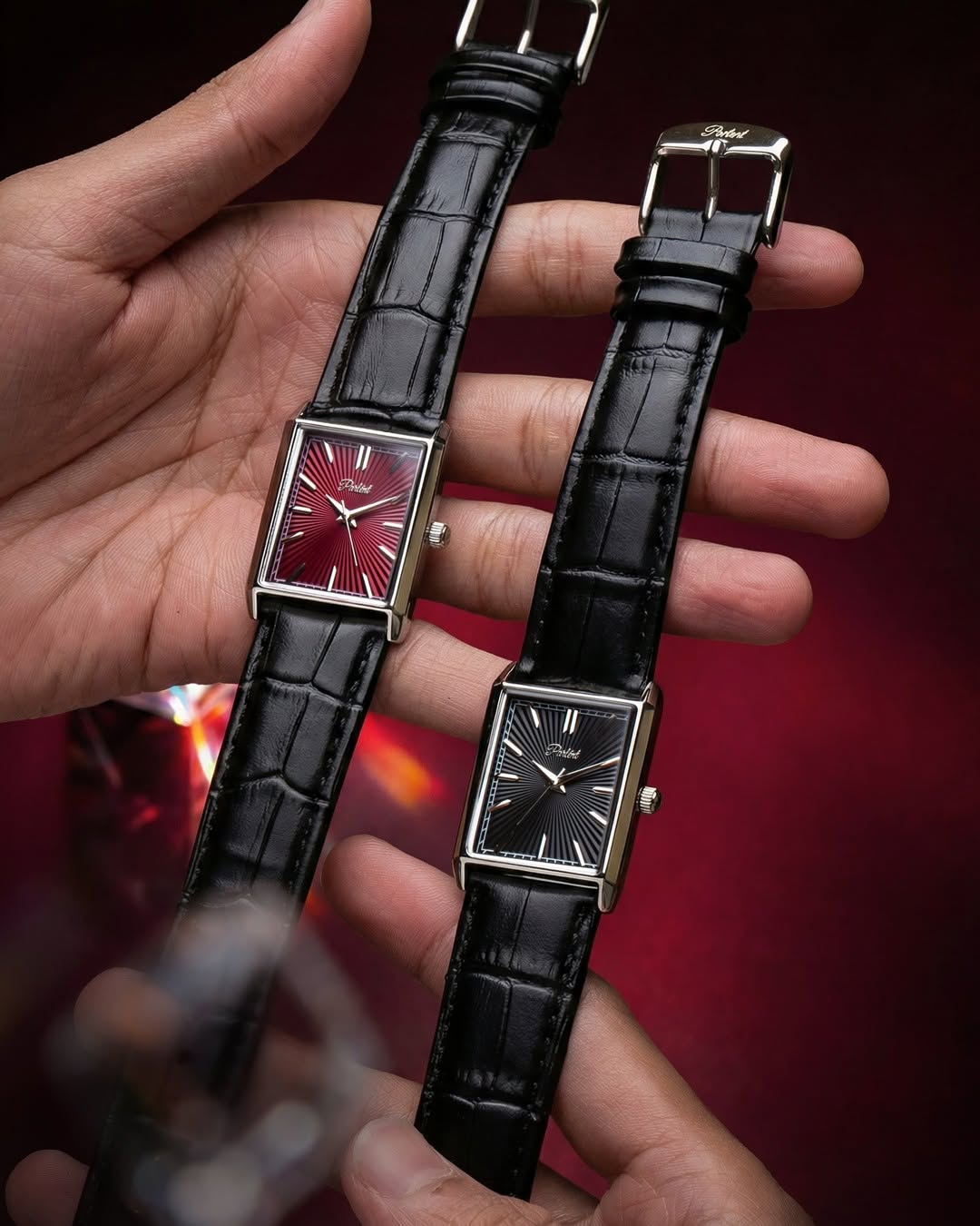 Parlent Prism - Jam Tangan Pria 25mm x 34mm, Miyota Japan Quartz Movement, Waterproof 3ATM (30M), Stainless Steel