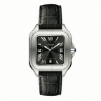 Parlent Portico - Jam Tangan Pria 36.50mm, Miyota Japan Quartz Movement, Waterproof 3ATM (30M), Stainless Steel