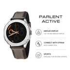 Parlent Gallant Active - Smartwatch Pria 42mm, Stainless Steel