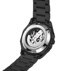 Parlent Gallant Phantom Steel - Jam Tangan Pria 42mm, Automatic Movement, Waterproof 5ATM (50M), Stainless Steel