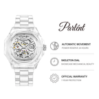 Parlent Gallant Lite Glacier - Jam Tangan Pria 42mm, Automatic Movement, Waterproof 3ATM (30M), Polycarbonate