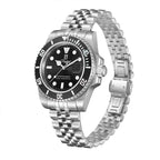Parlent Crown Basic - Jam Tangan Pria 40mm, Miyota Japan Quartz Movement, Waterproof 5ATM (50M), Stainless Steel