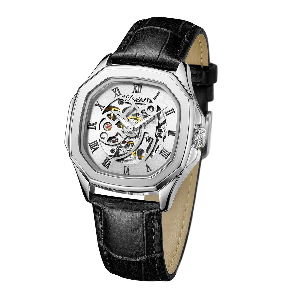 Parlent Gallant Femme - Jam Tangan Wanita 34mm, Automatic Movement, Waterproof 5ATM (50M), Stainless Steel