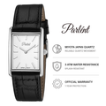 Parlent Blanco - Jam Tangan Pria 24mm & 22mm, Miyota Japan Quartz Movement, Waterproof 3ATM (30M), Stainless Steel