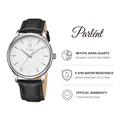 Parlent Theo - Jam Tangan Pria 42mm, Miyota Japan Quartz Movement, Waterproof 5ATM (50M), Stainless Steel