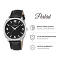 Parlent Rex - Jam Tangan Pria 40mm, Miyota Japan Quartz Movement, Waterproof 3ATM (30M), Stainless Steel