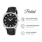 Parlent Rex - Jam Tangan Pria 40mm, Miyota Japan Quartz Movement, Waterproof 3ATM (30M), Stainless Steel
