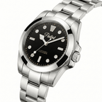Parlent Averon - Jam Tangan Pria 38mm, Miyota Japan Quartz Movement, Waterproof 5ATM (50M), Stainless Steel