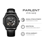 Parlent Gallant Phantom - Jam Tangan Pria 42mm, Automatic Movement, Waterproof 5ATM (50M), Stainless Steel