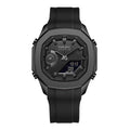 Parlent Gallant Hybrid Rubber - Jam Tangan Pria 42mm, Miyota Japan Quartz Movement, Waterproof 5ATM (50M), Stainless Steel