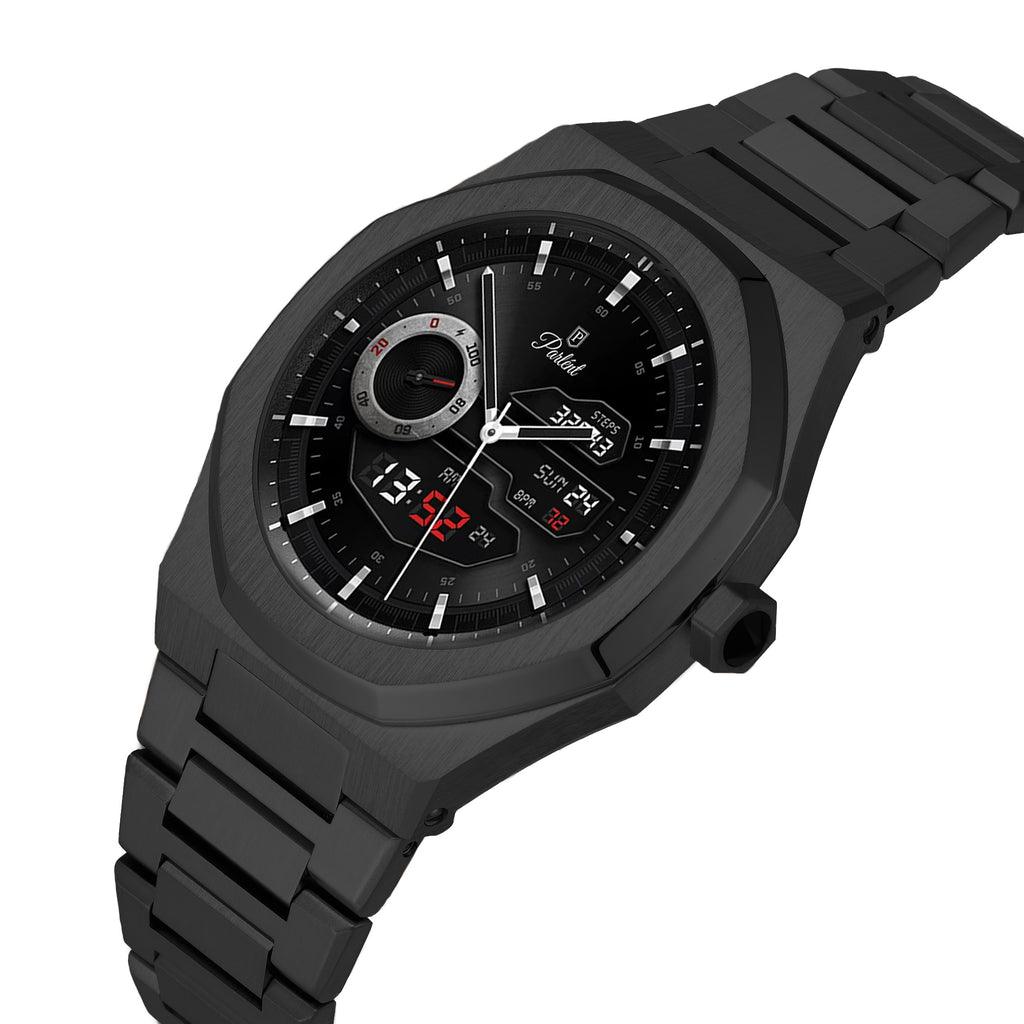 Parlent Palladium Active - Men's Smartwatches 40mm, Stainless Steel