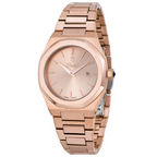 Parlent Palladium Femme Steel - Jam Tangan Wanita 34mm, Miyota Japan Quartz Movement, Waterproof 10ATM (100M), Stainless Steel