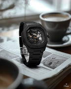 Parlent Gallant Phantom Steel - Men's Watch 42mm, Automatic Movement, Waterproof 5ATM (50M), Stainless Steel