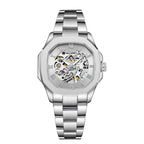 Parlent Gallant Femme Steel - Jam Tangan Wanita 34mm, Automatic Movement, Waterproof 5ATM (50M), Stainless Steel