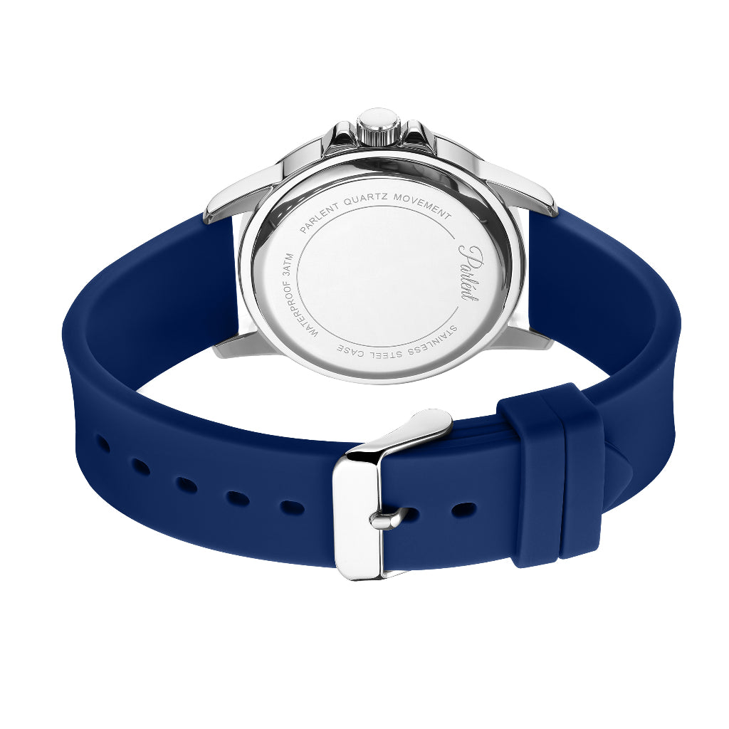 Parlent Neo - Jam Tangan Pria 40mm, Japan Quartz Movement, Waterproof 3ATM (30M), Stainless Steel