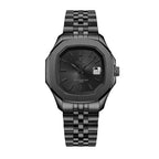 Parlent Gallant Terra - Jam Tangan Pria 42mm, Miyota Japan Quartz Movement, Waterproof 5ATM (50M), Stainless Steel