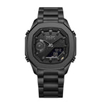 Parlent Gallant Hybrid Steel - Men's Watch 42mm, Japan Quartz Movement, Waterproof 5ATM (50M), Stainless Steel