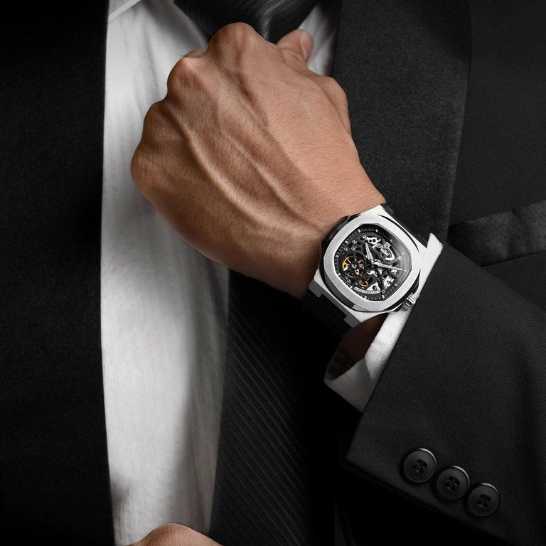 ⁠Parlent Gallant Prime - Jam Tangan Pria 42mm, Seagull ST1646 Automatic Movement, Waterproof 5ATM (50M), Stainless Steel
