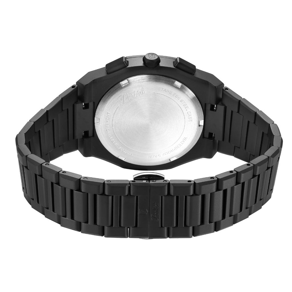 Parlent Palladium Day Date - Jam Tangan Pria 40mm, Miyota Japan Quartz Movement, Waterproof 5ATM (50M), Stainless Steel