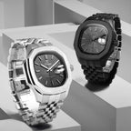 Parlent Gallant Terra - Jam Tangan Pria 42mm, Miyota Japan Quartz Movement, Waterproof 5ATM (50M), Stainless Steel