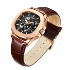 Parlent Gallant Vortex Edge - Jam Tangan Pria 42mm, Automatic Movement, Waterproof 5ATM (50M), Stainless Steel