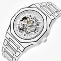 Parlent Palladium Sketch Automatic - Jam Tangan Pria 40mm, Automatic Movement, Waterproof 3ATM (30M), Polycarbonate