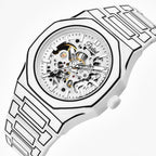 Parlent Palladium Sketch Automatic - Jam Tangan Pria 40mm, Automatic Movement, Waterproof 3ATM (30M), Polycarbonate