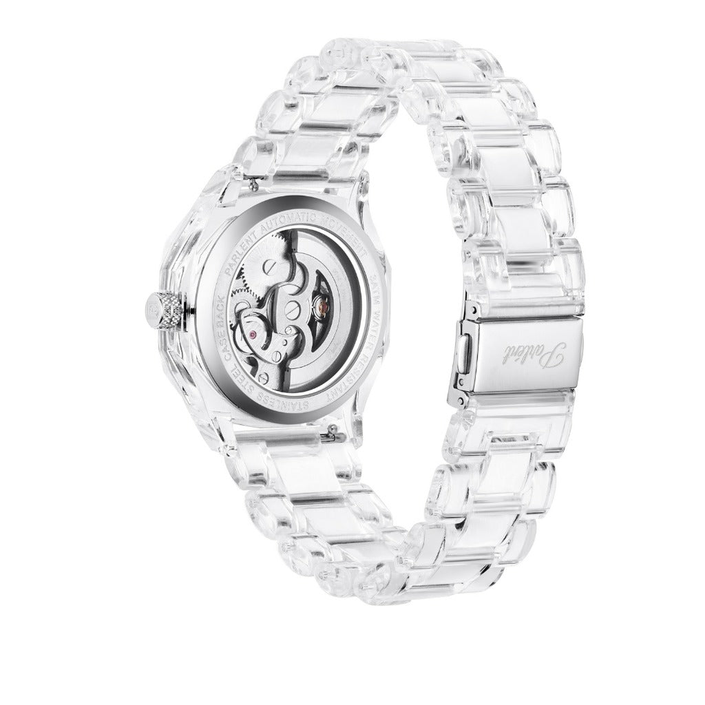 Parlent Gallant Lite Glacier Femme - Jam Tangan Wanita 34mm, Automatic Movement, Waterproof 3ATM (30M), Polycarbonate