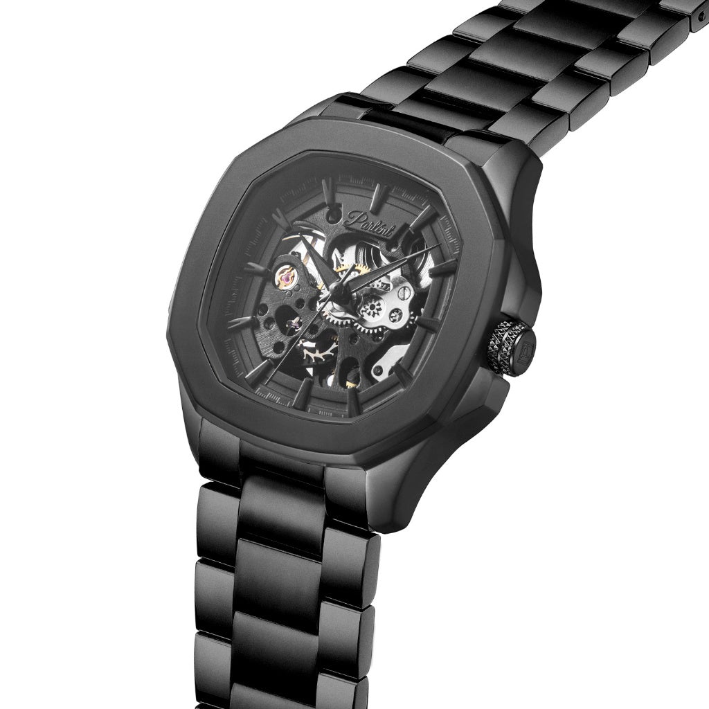 Parlent Gallant Phantom Steel Femme - Jam Tangan Wanita 34mm, Automatic Movement, Waterproof 5ATM (50M), Stainless Steel