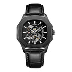 Parlent Gallant Vortex Edge - Jam Tangan Pria 42mm, Automatic Movement, Waterproof 5ATM (50M), Stainless Steel