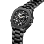 Parlent Gallant Vortex Edge Steel - Jam Tangan Pria 42mm, Automatic Movement, Waterproof 5ATM (50M), Stainless Steel