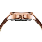 Parlent Gallant Vortex Edge - Jam Tangan Pria 42mm, Automatic Movement, Waterproof 5ATM (50M), Stainless Steel