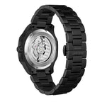 Parlent Prestige Asphalt - Jam Tangan Pria 42mm, Seiko NH70 Skeleton Automatic Movement, Waterproof 10ATM (100M), Stainless Steel