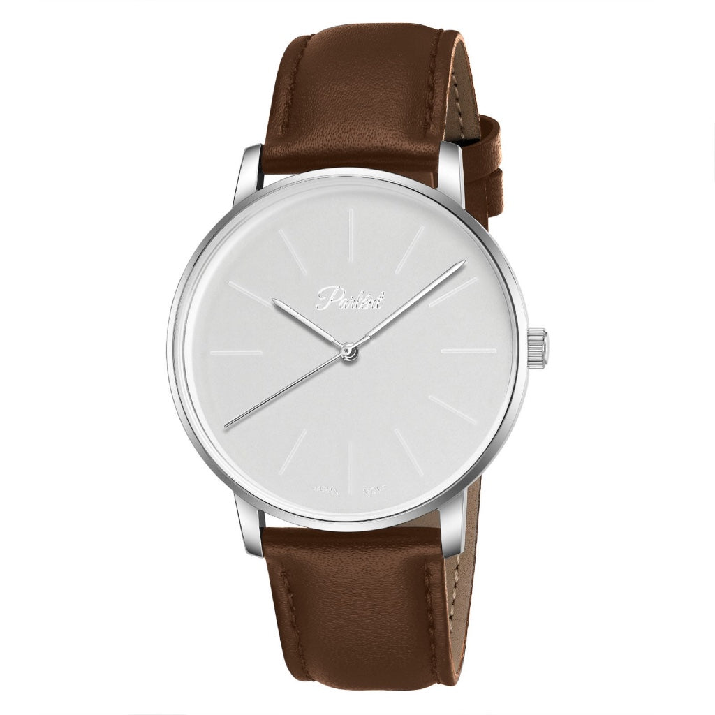 Parlent Uno - Jam Tangan Pria 40mm, Miyota Japan Quartz Movement, Waterproof 3ATM (30M), Stainless Steel