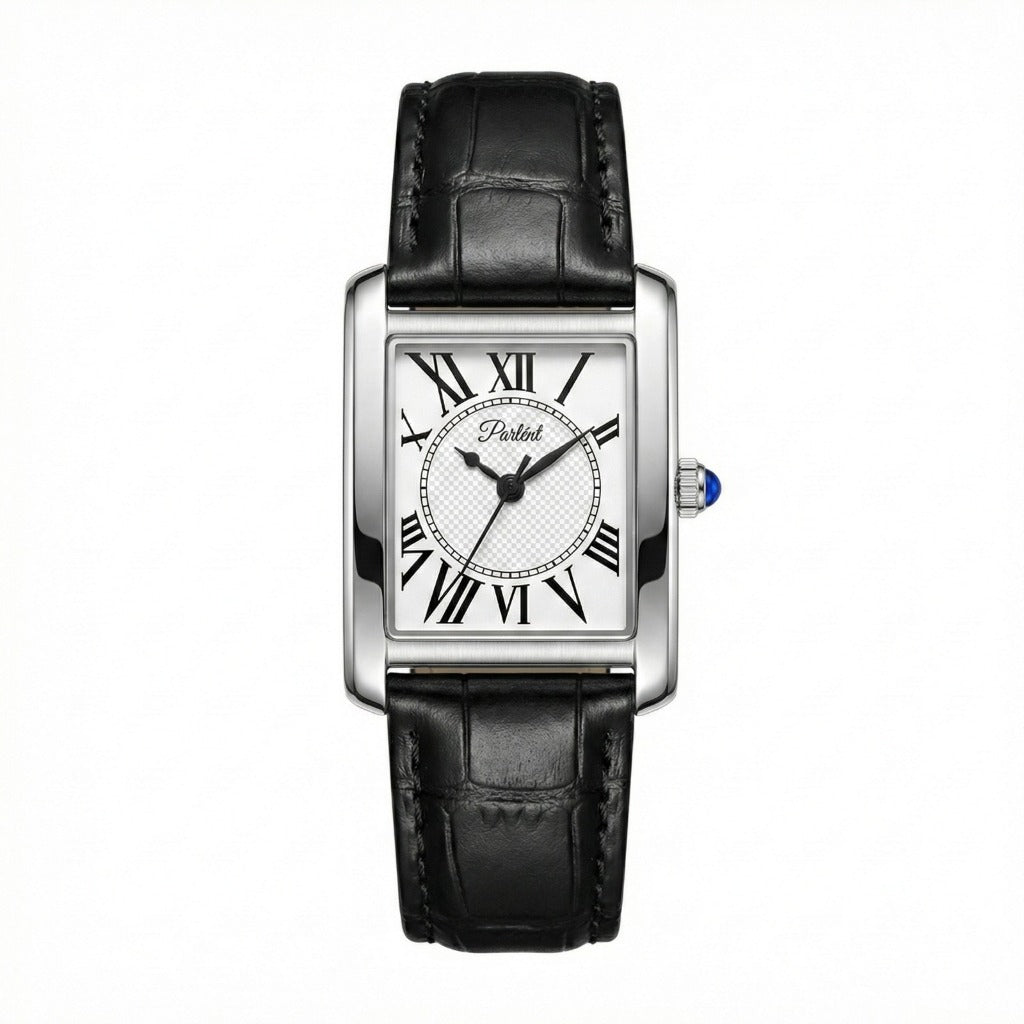 Parlent Recta - Men's Watch 30 x 41mm, Japan Seiko Quartz Movement, Waterproof 3ATM (30M), Stainless Steel