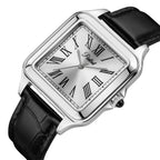 Parlent Quadra - Jam Tangan Pria 36mm & 26mm, Miyota Japan Quartz Movement, Waterproof 3ATM (30M), Stainless Steel
