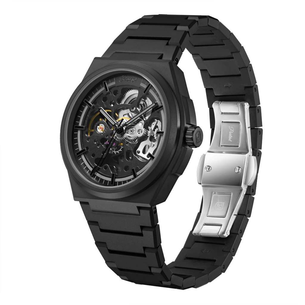 Parlent Stellar Automatic - Jam Tangan Pria 42mm, Automatic Movement, Waterproof 5ATM (50M), Stainless Steel