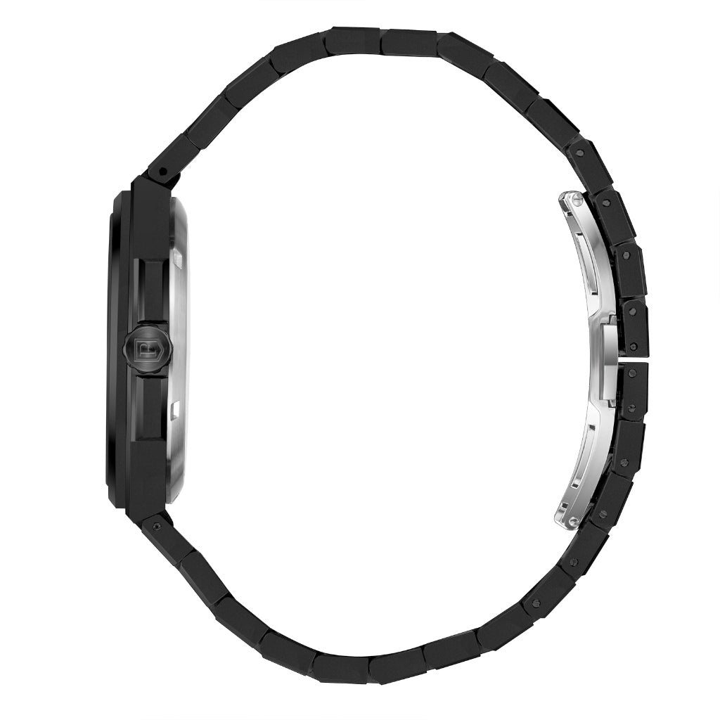Parlent Stellar Automatic - Jam Tangan Pria 42mm, Automatic Movement, Waterproof 5ATM (50M), Stainless Steel