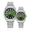 Parlent Couple Imperial & Imperial Femme - Couple Watch 40mm & 33mm, Japan Quartz Movement, Waterproof 5ATM (50M), Stainless Steel