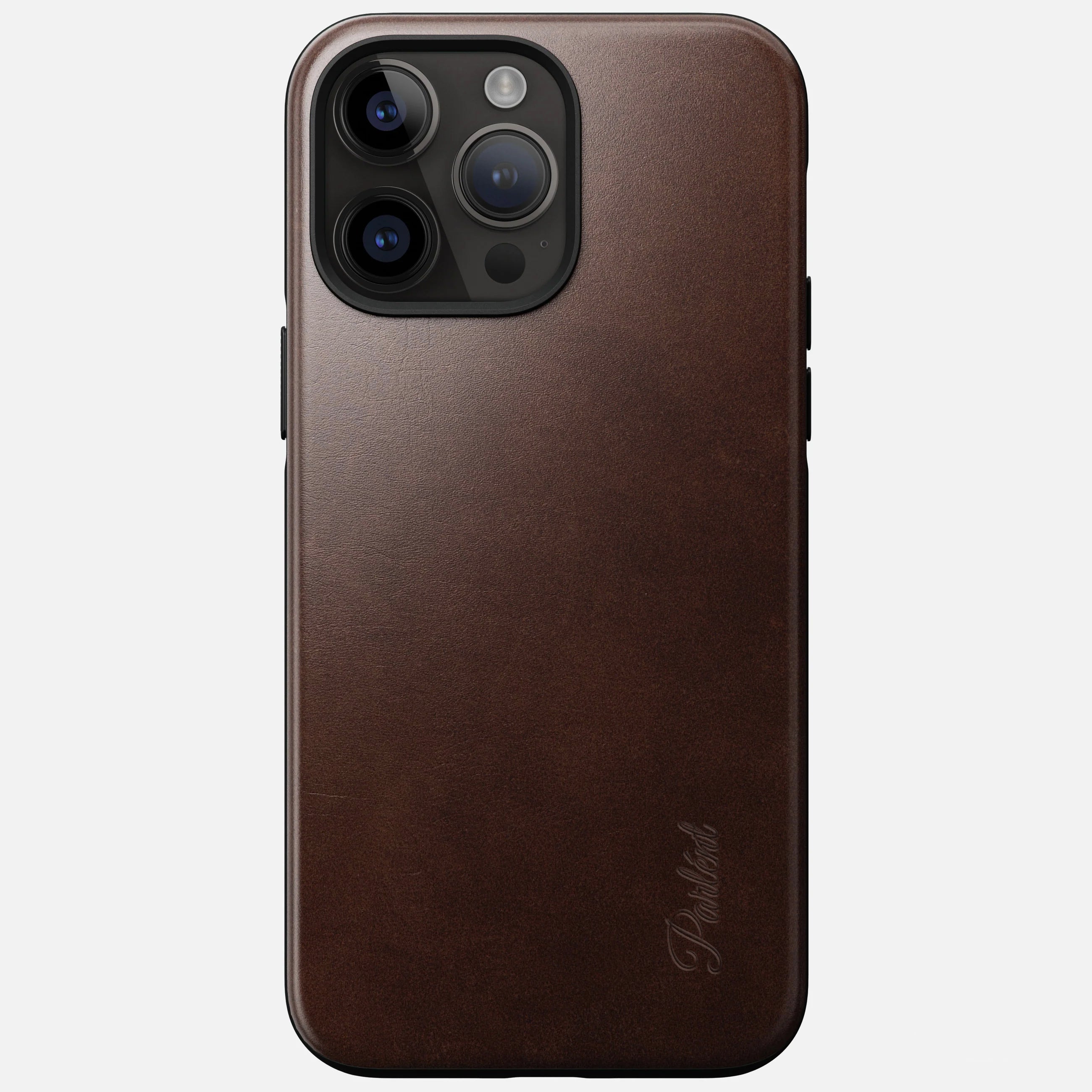 Parlent iPhone Case – Full Grain Leather Patina, MagSafe, Camera Control button