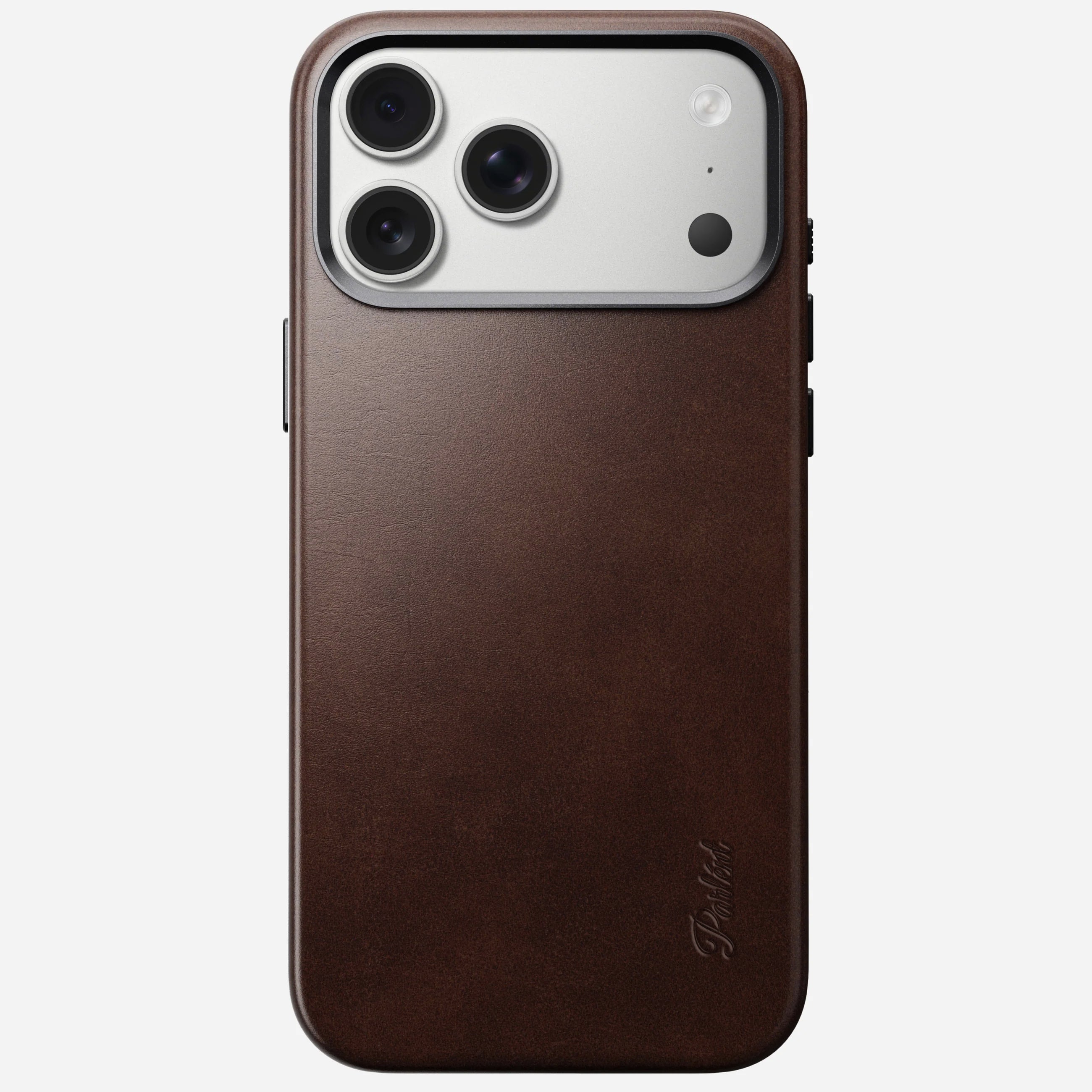 Parlent iPhone Case – Full Grain Leather Patina, MagSafe, Camera Control button