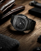Parlent Gallant Hybrid Steel - Jam Tangan Pria 42mm, Miyota Japan Quartz Movement, Waterproof 5ATM (50M), Stainless Steel