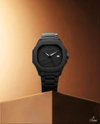 Parlent Gallant Graphite Steel - Jam Tangan Pria 42mm, Miyota Japan Quartz Movement, Waterproof 5ATM (50M), Stainless Steel