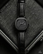 Parlent Gallant Graphite - Jam Tangan Pria 42mm, Miyota Japan Quartz Movement, Waterproof 5ATM (50M), Stainless Steel