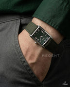 Parlent Regent - Jam Tangan Pria 29mm x 36mm, Miyota Japan Quartz Movement, Waterproof 3ATM (30M), Stainless Steel