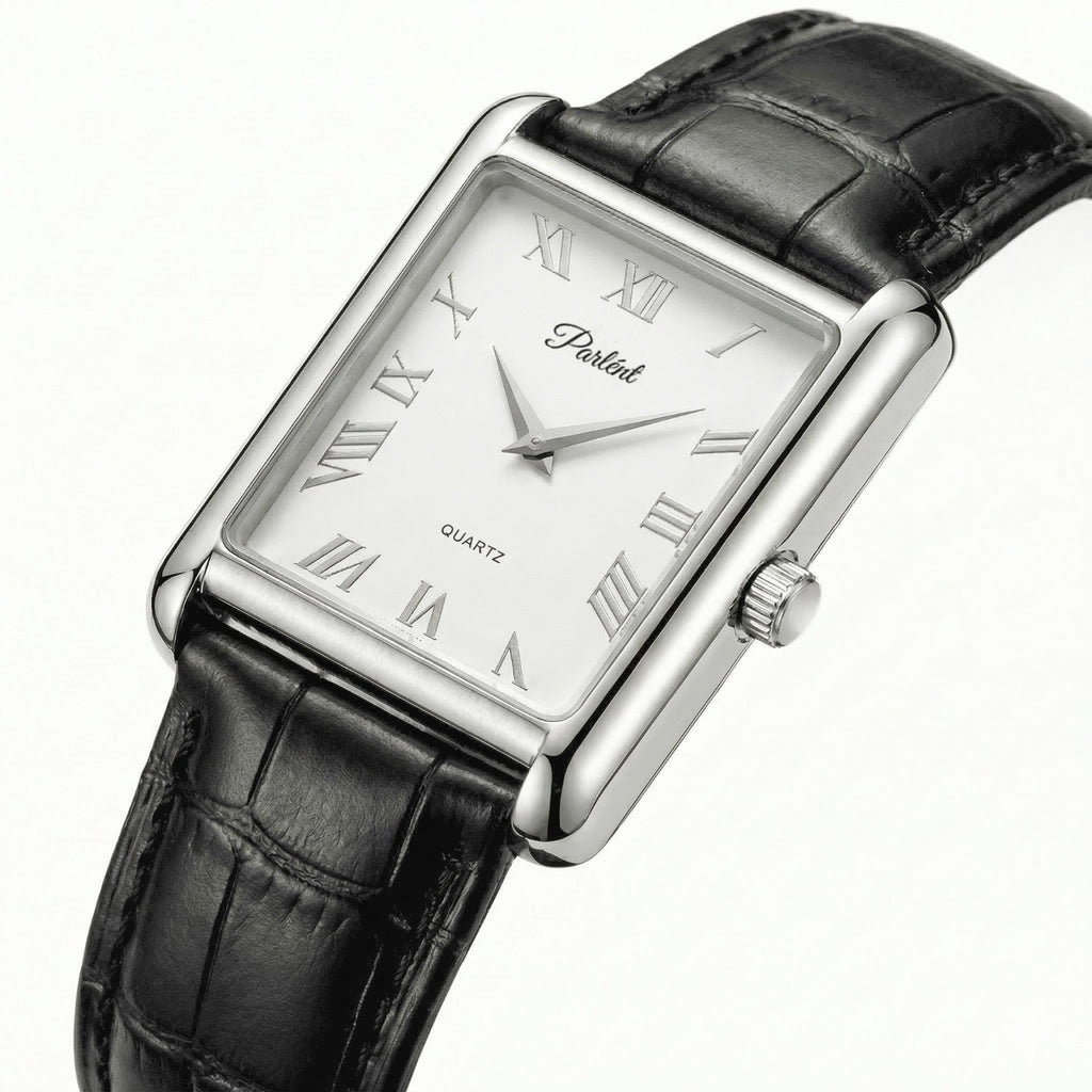 Parlent Regent - Jam Tangan Pria 29mm x 36mm, Miyota Japan Quartz Movement, Waterproof 3ATM (30M), Stainless Steel