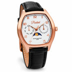 Parlent Valor- Jam Tangan Pria 36mm × 42.5mm, Miyota Japan 6P20 Quartz Movement, Waterproof 5ATM (50M), Stainless Steel
