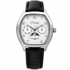 Parlent Valor- Jam Tangan Pria 36mm × 42.5mm, Miyota Japan 6P20 Quartz Movement, Waterproof 5ATM (50M), Stainless Steel